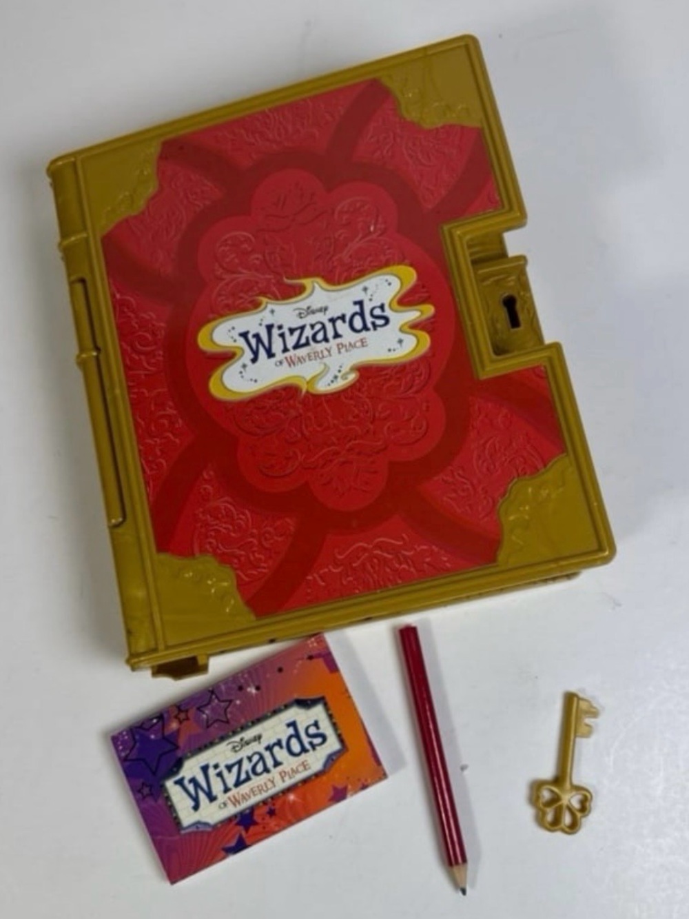 Wizard Of Waverly Place Electronic Spell Book Disney Channel Y2K w/ Key HTF